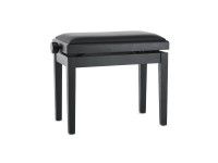 GEWA 130001 Banco de Piano Deluxe Vinyl Preto Mate