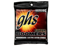 GHS  Boomers Roundwound Heavy, .012 - .052  - Número de Strings 6, Dureza Pesado, Medidor 012 / 052, Material Aço Niquelado, Final de Bola, 