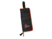 Gretsch Drums  Accessory Stick Bag Standard - Saco de uma baqueta, Exterior em nylon robusto, Dois compartimentos para tacos, Bolso exterior com fecho em velcro, Com pega, Duas correias para fixar à bateria, 