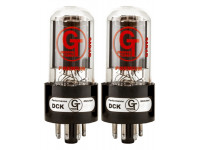 Groove Tubes 6V6-R Duett Medium  - Duet (2 tubes) matched, Medium, Warm, round and fat sound, Not too brilliant, 