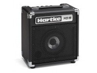 Hartke  HD15 Combo  - Potência: 15 W, Equipado com alto-falantes HyDrive de 6,5 , Controles: Volume, Graves, Médios e Agudos, Entrada do instrumento: conector de 6,3 mm, Aux In, Plug do fone de ouvido, 