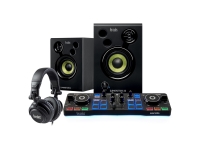 Hercules DJ DJStarter Kit  - DJControl Starlight DJ controlador + cabo USB, DJMonitor 32 DJ monitores + 3 cabos de alimentação (Reino Unido, E.U., europlug), Auscultadores HDP DJ M40.2 DJ, Ponto de partida perfeito para qualqu...
