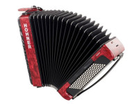 Hohner Bravo III 96 Silent Key Red