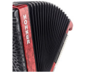 Hohner Bravo III 96 Silent Key Red