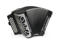 Hohner Compadre Preta F Bb Eb Silver Grill