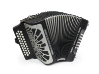 Hohner  Concertina Compadre (Lá-Ré-Sol) Preto