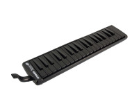 Hohner  Superforce 37 Melodica Black - 37 chaves, Alcance acima de três oitavas: f - f', A resposta rápida permite uma reprodução rápida e expressiva, Cor: Preto, Inclui. Tubo de extensão, bocal ergonômico e um prático estojo com zíper ...