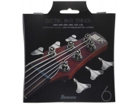Ibanez IEBS6C bass guitar String Set  - Indicadores: .032, .045, .065, .085, .105, .130, Material: Níquel Revestido, Escala: Escala Longa, Parte superior média leve inferior, 