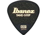 Ibanez PPA16HSG-BK Pick Set  - Série Ibanez original Grip Wizard, Espessura: 1.00 mm, Heavy sand, Conjunto com 6 palhetas, Cor: Preto, 