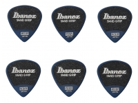 Ibanez PPA16MSG-DB Pick Set  - Série original do Grip Wizard da Ibanez, Espessura 0,80 mm, Areia média, Conjunto com 6 peças, Cor: azul, 