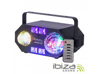 Ibiza  COMBI-FX2  - Projetor 4 em 1 Efeito Água, Projetor c/ 4 efeitos de Luz, Efeitos ASTRO,RGBW,STROBE e BLACKLIGHT, Consumo de energia:40w, Tensão Funcionamento:110-240V, Dimensões: 240x150x115 mm., 