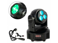 Ibiza  DUAL DMX MOVING HEAD BEAM –WASH