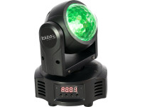 Ibiza  Moving Head 2 em 1 Astro/Wash 1x10W/4x6W RGBW DMX