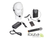 Ibiza PORT12VHF-BT Sistema Portátil a Bateria até 5h 700W