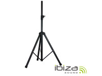 Ibiza  Suporte p/ Colunas Preto 1.8M 30KG SS03 B-Stock - Suporte p/ coluna, Capacidade carga: 30Kg, Diâmetro do tubo: Ø35mm, Altura ajustável: até 180cm, 