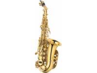J. Michael SPC-700  - Saxofone soprano curvo, B plana, Lacado, SOL chave Caon, Inclui saco, 
