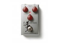 J. Rockett Audio Designs Archer  - Boost / Overdrive, De impulso limpo a som overdrive, Circuito de 18 V para headroom máximo, Controles de volume, agudos e distorção, Entradas e saídas de 6,3 mm na frente, Invólucro de metal e inte...