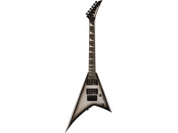 Jackson  JS Series Rhoads Minion JS1X Amaranth Fingerboard Silver Burst - Corpo em choupo, Braço em Maple com cabeçote inclinado para trás e junta de lenço, Escala de Amaranto com raio de 12” e incrustações pretas de barbatanas de tubarão, Escala de 22,5, Pickups Jackson...