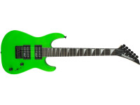 Jackson  JS1X Dinky Minion Neon Green - Modelo Minion com escala 2/3, Corpo: Álamo, Pescoço aparafusado com reforço em grafite e junta para cachecol, Perfil: pescoço velocidade, Escala de amaranto, Raio do braço da guitarra: 12 , 