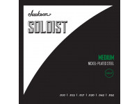 Cordas Jackson® Soloist™ Strings, Drop Medium .010-.052 - 10-52, Ideal para afinações em Drop, Nickel-Plated Steel, 