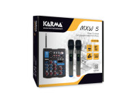 Karma  Mesa Mistura 5 Canais c/ 2 Microfones s/ Fios