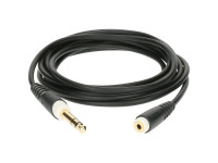 Klotz  AS-EX60600 Extension Cable 6 m - Fabricante: Klotz, Nome da cor: Black, Comprimenro de cabo (m): 6, Tomada medida A: Mini female stereo, Tomada medida B: jack stereo, Cable Cross-Section: 4,5, 
