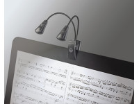 K&M  12243 Music stand light Double LED FlexLight