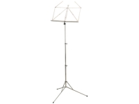 k&M 101 Music Stand Niquelado  - Estante Konig Meyer 101 Music Stand Niquelado, Material: Aço., Comprimento: 44 cm., Altura: 65 cm - 122,5 cm., Cor: Niquelado., 