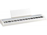 Korg  B2 Branco Piano Digital Portátil para Iniciantes - Teclado de 88 teclas com ação de martelo, 3 curvas de velocidade (fácil, normal, pesada), 12 sons, Polifonia de 120 vozes, Sistema de alto-falantes com 2 x 15 Watt, Entrada de linha estéreo: minito...