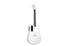 LAVA MUSIC   Me 4 38 Space Bag White - Guitarra revolucionária construída numa só peça de fibra de carbono para máxima resistência às mudanças de temperatura e humidade, Pescoço em fibra de carbono AirSonic 2 com perfil FlyNeck de Dó a ...