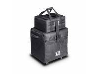 LD Systems Dave 8 Set 1  - Para Dave 8 XS, Dave 8 Roadie e Dave 8 XSW, Bolsa para subwoofer com rolos, 2 sacos para satélites, Cor: preto, 