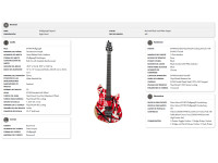 Limited Edition Wolfgang Special Striped Series, Escala em Ébano, Red with Black and White Stripes, Aged