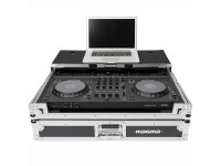 Magma DJ Workstation DDJ-GRV6  - Adequado para AlphaTheta DDJ-GRV6 ou Pioneer DDJ-FLX10, Especialmente para utilização em estrada, Fabricado em contraplacado de 9 mm com superfície laminada, Cantos rebitados feitos de perfis de al...