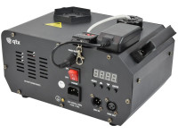 Máquina de fumo/Máquinas de Fumo QTX Máquina de Fumos Vertical 1000W com 6 LEDs RGB e Comando DMX 