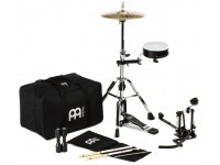 Meinl CAJ-KIT  - Inclui bolsa, Conjunto de acessórios para fazer do seu cajón um conjunto completo de percussão, Pedal de Hi-hat, Hi-hat HCS 13, Pedal cajón, Shaker, 