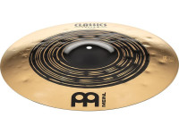 Meinl  Classics Custom Dual 16'' Crash CC16DUC - Som: quente e explosivo, liga B12, Feito 100% na Alemanha com energia renovável e autoproduzido, 