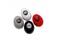 Meinl ES-SET Egg Shaker Set  - Consiste em 4 peças, Material: Plástico, Cor: Branco (suave), cinza (médio), vermelho (alto), preto (muito alto), Com seu som sedoso e claro, os Meinl Egg Shakers pertencem a cada configuração e fu...