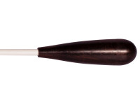 Montford Baton 16″ White Lacquer Ebony Taper