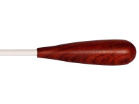 Montford Baton 16″ White Lacquer Pau Rosa Taper