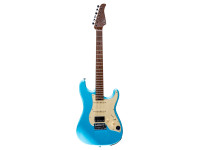 Mooer  S801 Blue B-Stock - Guitarra inteligente com multi-efeitos e conexão Bluetooth, Combina uma guitarra elétrica clássica com opções de modelagem de tom digital, Pode ser operado através de um aplicativo iOS / Android gr...