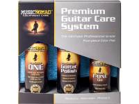 Musicnomad Premium Guitar Care System - Kit com 5 Produtos, O pack profissional definitivo de 5 peças para instrumentos de cordas, Contém Guitar One (MN103 120ml), Guitar Polish (MN101 120ml), Fretboard FOne (MN105 60ml), Dois panos micr...