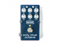MXR  M306 Poly Blue Octave  - O MXR Poly Blue Octave traz estilos modernos e clássicos de mudança de tom junto com fuzz e modulação para criar o melhor pedal de oitava para criadores de tons e buscadores de sons, Controles: Sec...