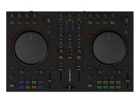 Native Instruments Traktor MX2 - Combinação de controlador DJ intuitivo de dois canais e software DJ profissional Traktor Pro 4, Layout de mixer simples com faders de canal, medidores de nível, crossfader e equalizador de 3 bandas...