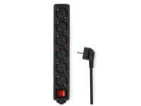 Nedis Extensão elétrica 6x schuko 3m