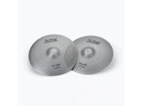 On Stage  LVCP5000 Low Volume Cymbals Set - Em comparação com os pratos normais, o volume é reduzido em cerca de 70% para uma prática discreta e proteção auditiva., Fabricado em aço inoxidável de alta qualidade para um som consistente e dura...