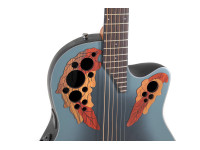 Ovation  Celebrity Elite CE44 Mid Cutaway Reverse Blue Burst