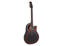 Ovation  Celebrity Elite CE44 Mid Cutaway Reverse Red Burst