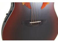 Ovation  Celebrity Elite CE44 Mid Cutaway Reverse Red Burst