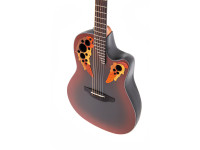 Ovation  Celebrity Elite CE44 Mid Cutaway Reverse Red Burst