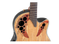 Ovation  Celebrity Elite Plus CE44P Mid Cutaway Natural Spalted Maple